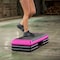 The Step Health Club Size Platform With four 4 Original Risers - Pink F1012 - alternate 4